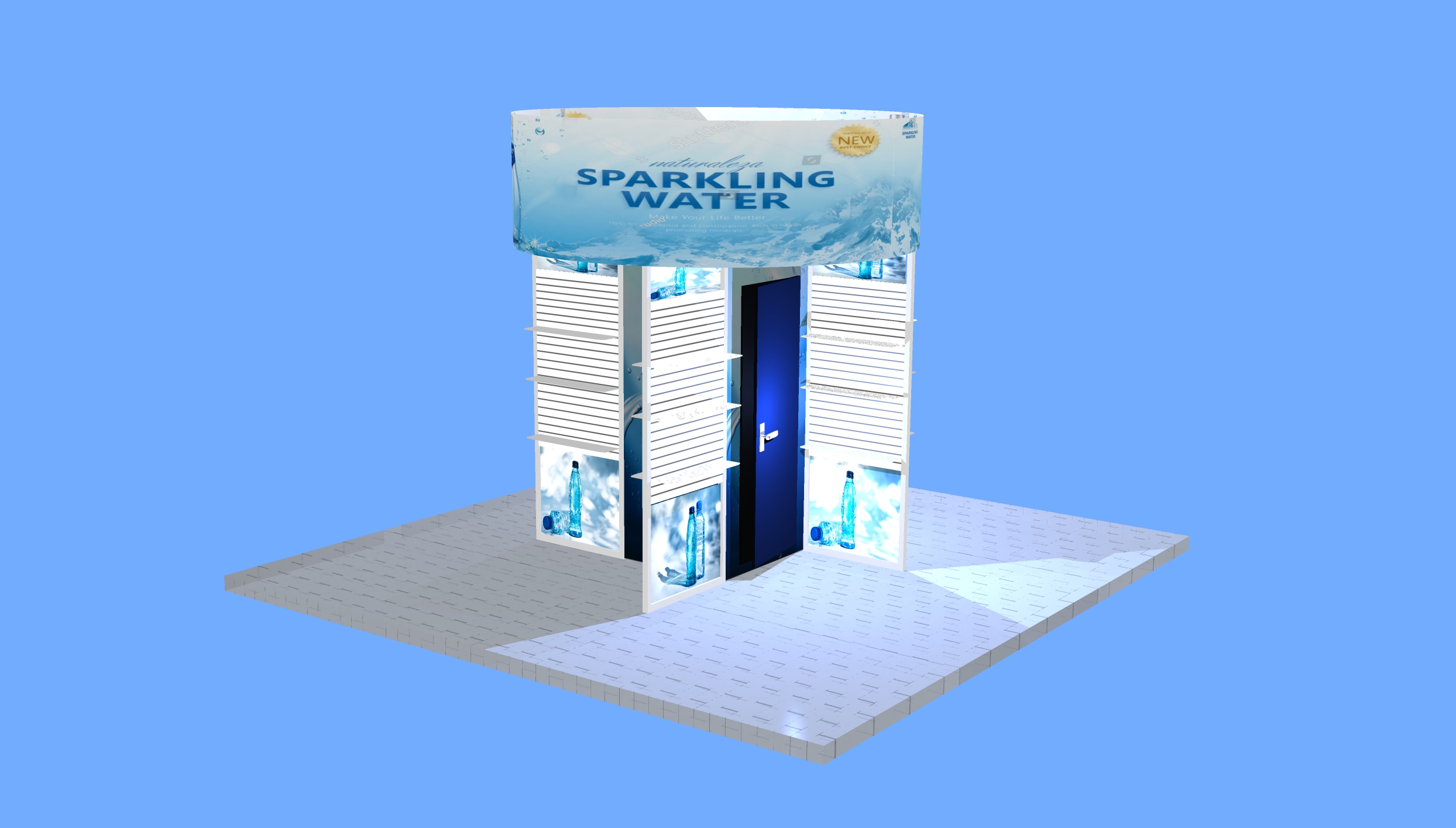 slatwall star island display